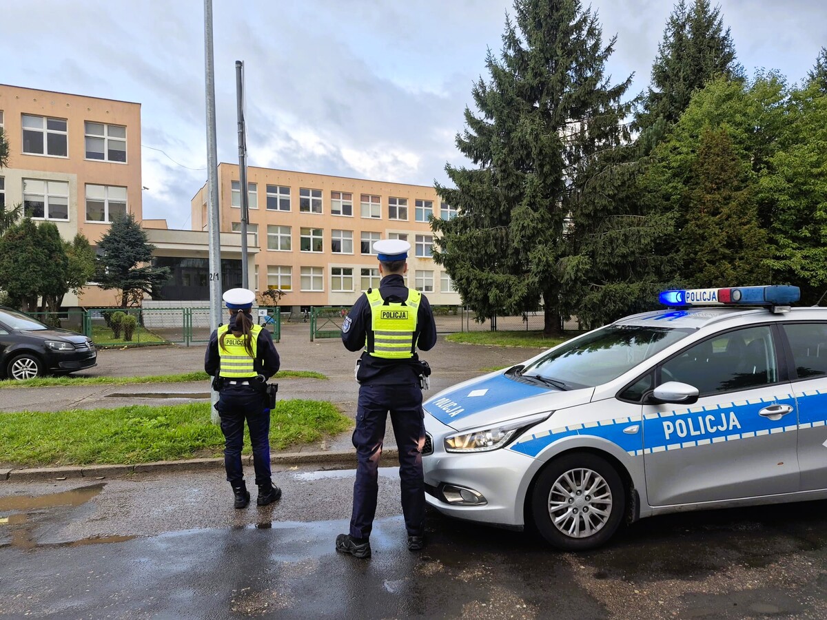 Wzmożone działania policji w rejonach szkół w Koszalinie